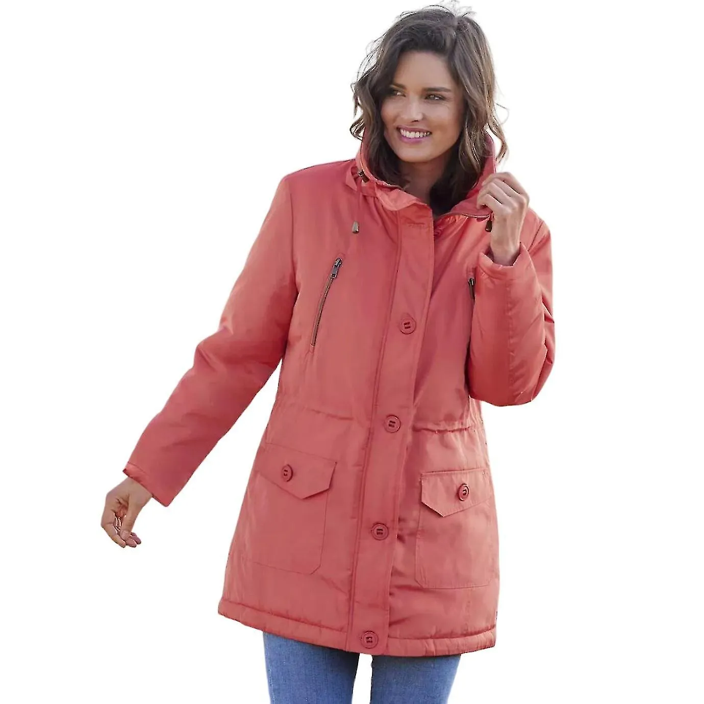 Atlas for Women Womens/Ladies Mid-Season Quilted Parka