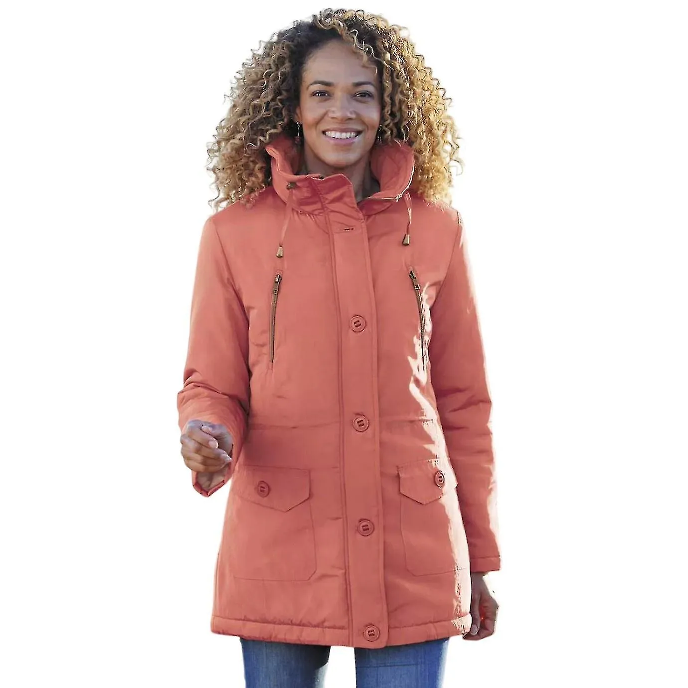 Atlas for Women Womens/Ladies Mid-Season Quilted Parka