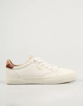  baskets PEPE JEANS Kenton Class W Pls31537 en Blanc 83113