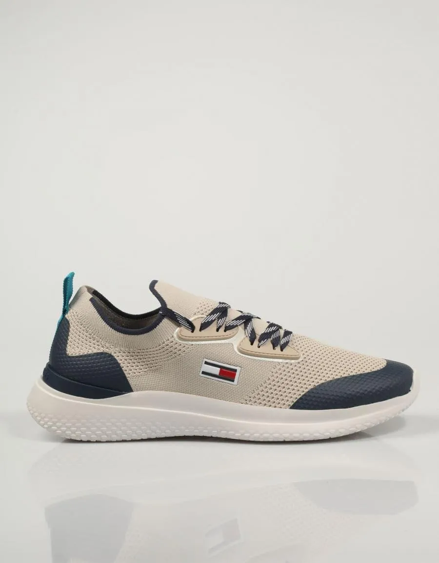  baskets TOMMY HILFIGER Tommy Jeans Alpha Run en Beige 79902