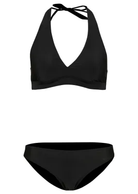 Bikini al cuello (2 piezas) Negro