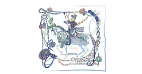 Bufanda de seda 90 Carre Wash de Hermès Verde 