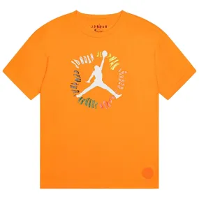 Camiseta Junior Jordan Fuel Up, Cool Down Liquid Warp Orange