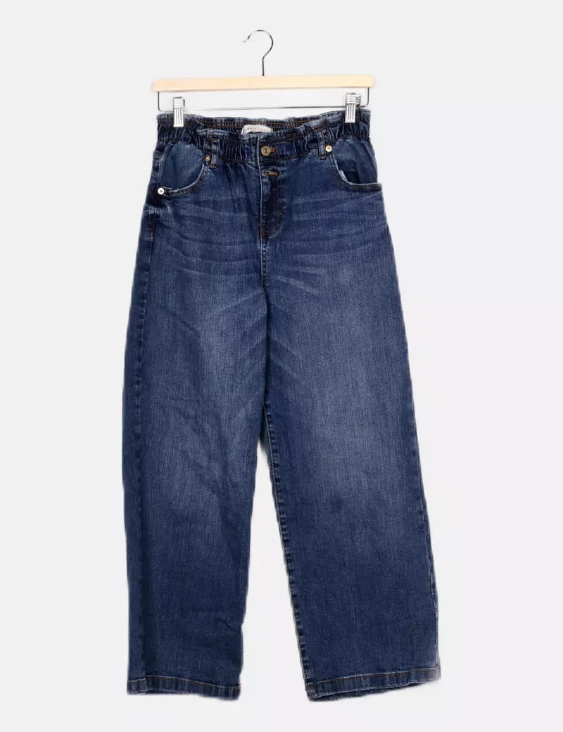 Cortefiel Pantalón denim ancho