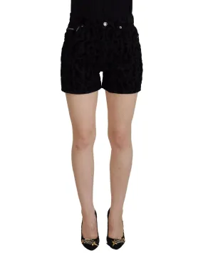 Dolce & Gabbana Mid Waist  Denim Cotton Stretch Shorts