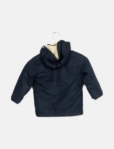 H&M Parka azul marino