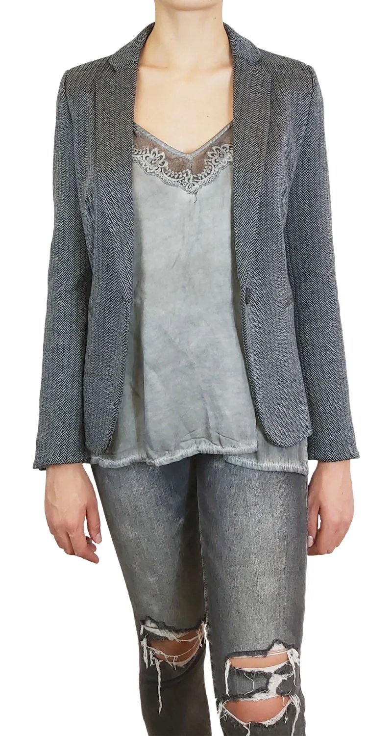 MANGO Blazer Espiga