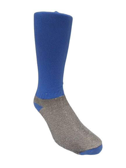 Medias De Futbol Celeste Por Mayor 24 Pares - Mf Celes