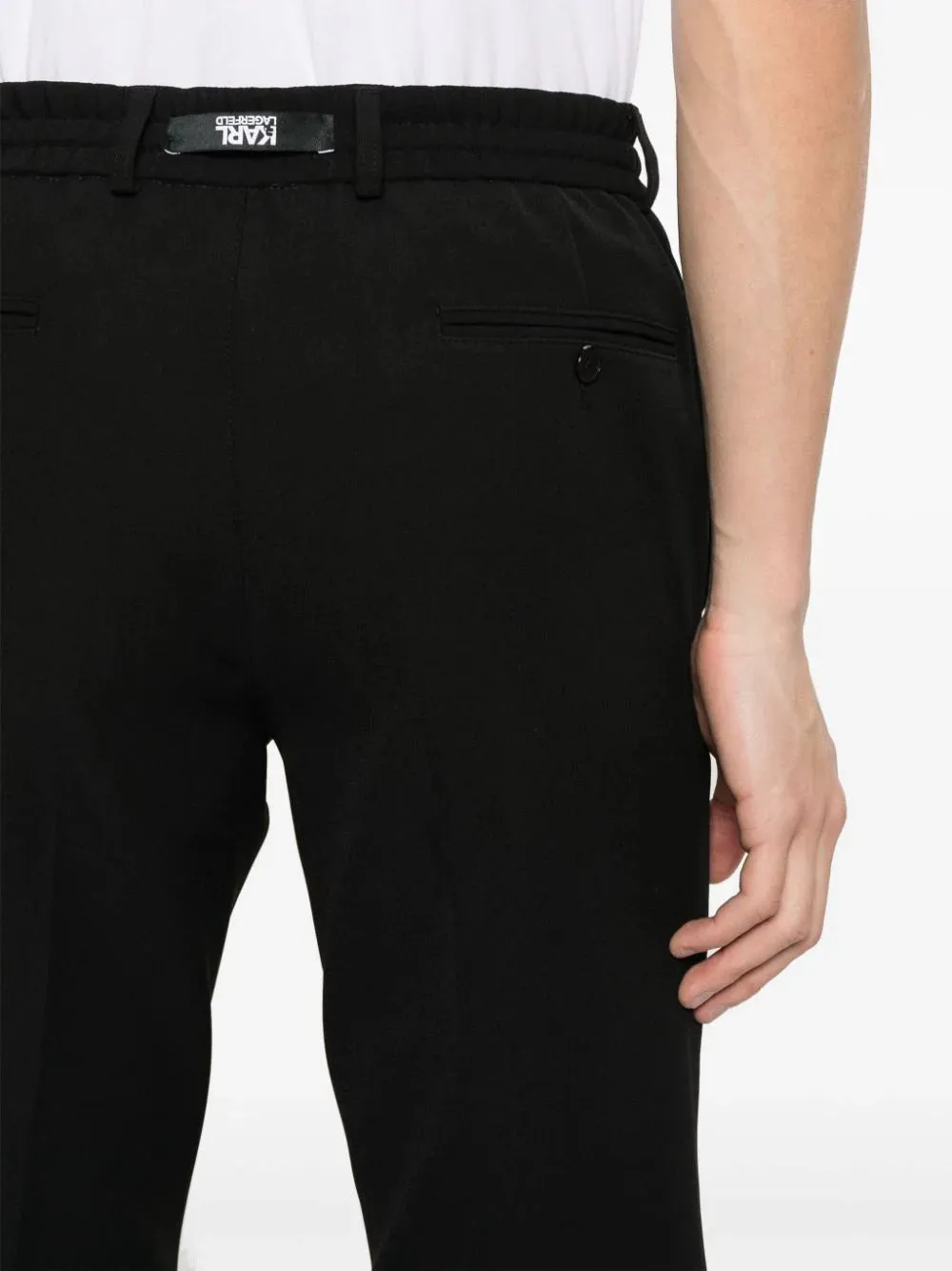 PANTALN CINTURILLA ELSTICA NEGRO