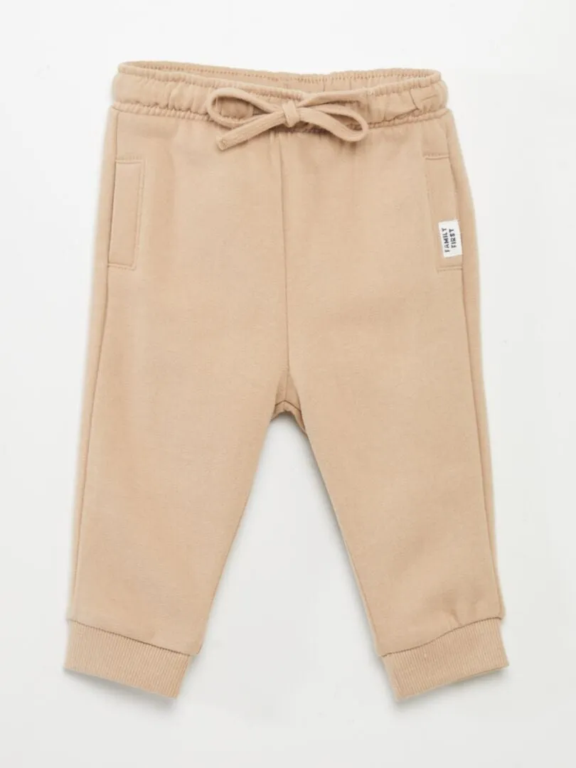Pantalón de jogging - BEIGE