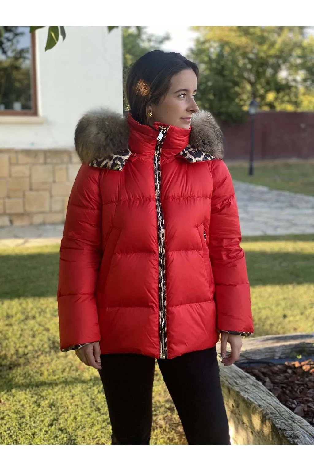 parka de mujer flo & clo 3313 rs