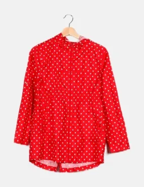 Parka in a pack Chaqueta roja dots