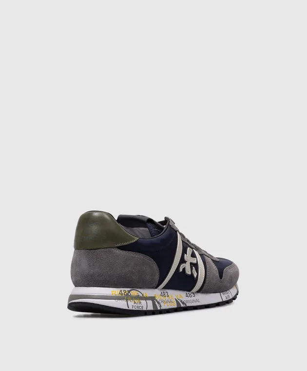 Premiata Blue combination sneakers ERIC