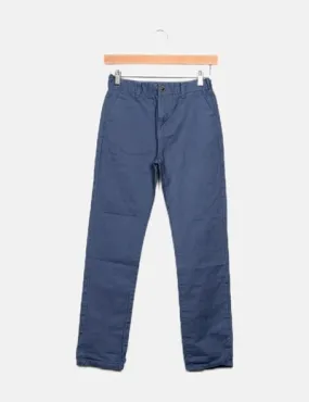 Primark Pantalón chino azul básico