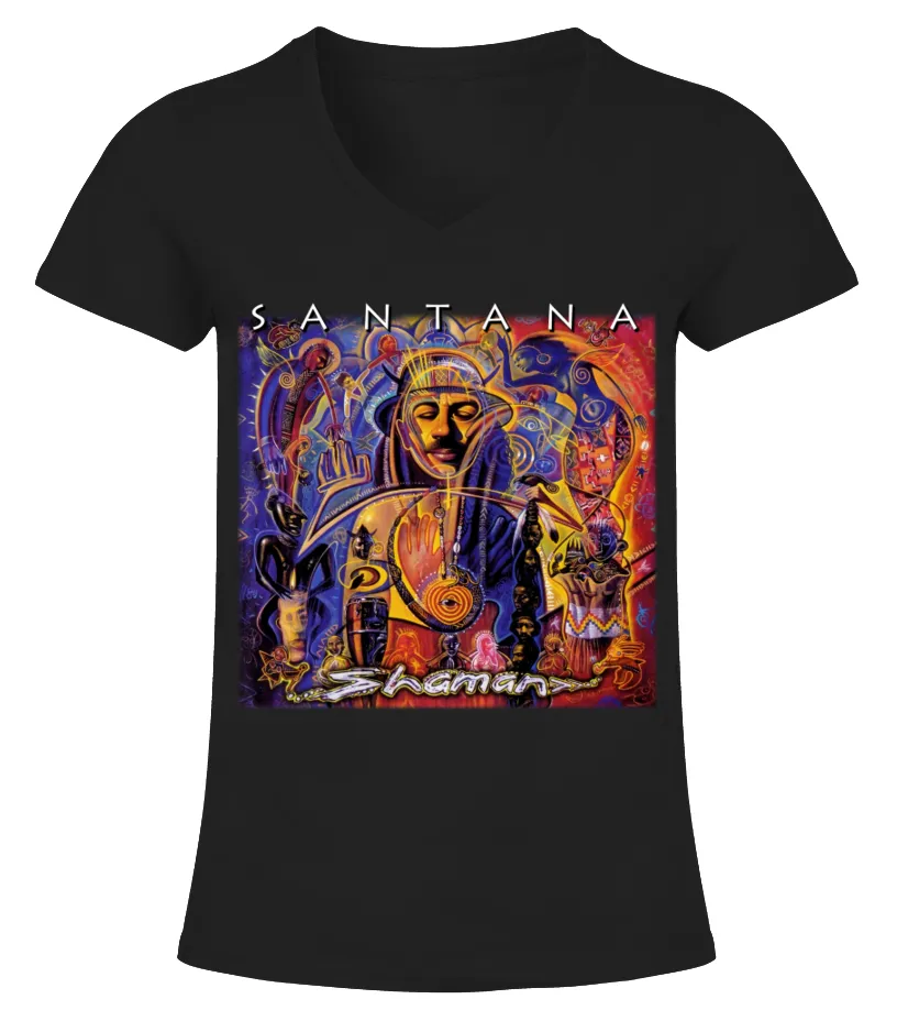 Santana BK (2) Camiseta cuello pico Mujer