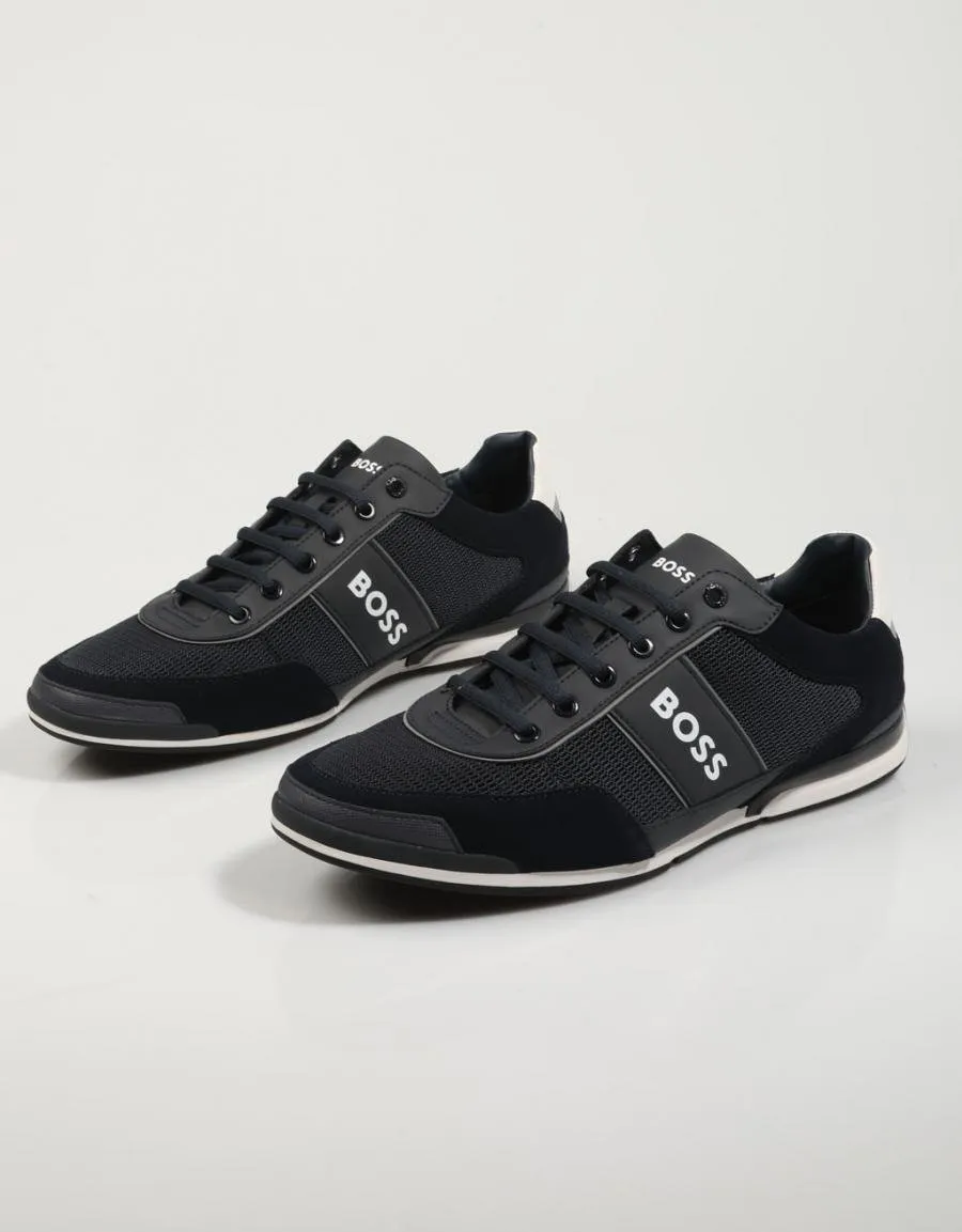  sneakers BOSS 50485629 Saturn Low en Navy Blue 81330