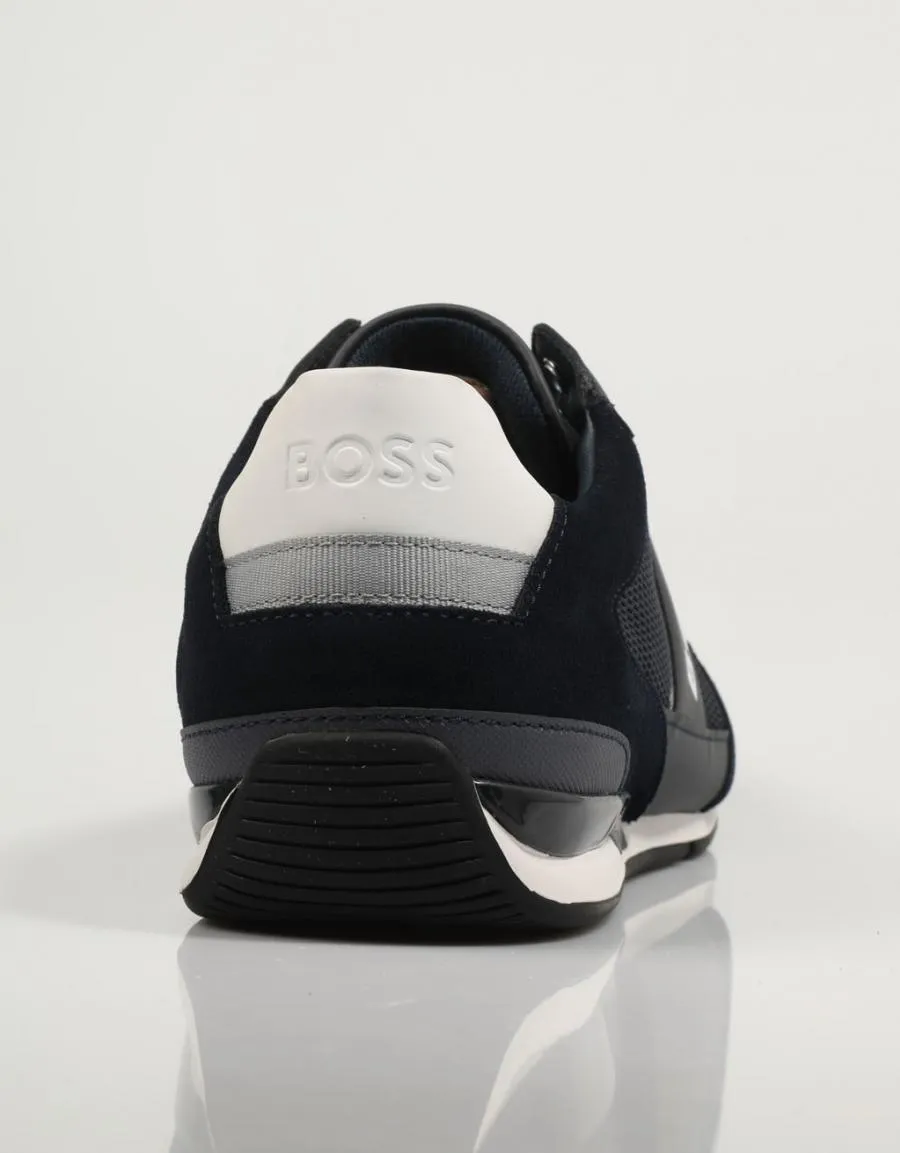  sneakers BOSS 50485629 Saturn Low en Navy Blue 81330