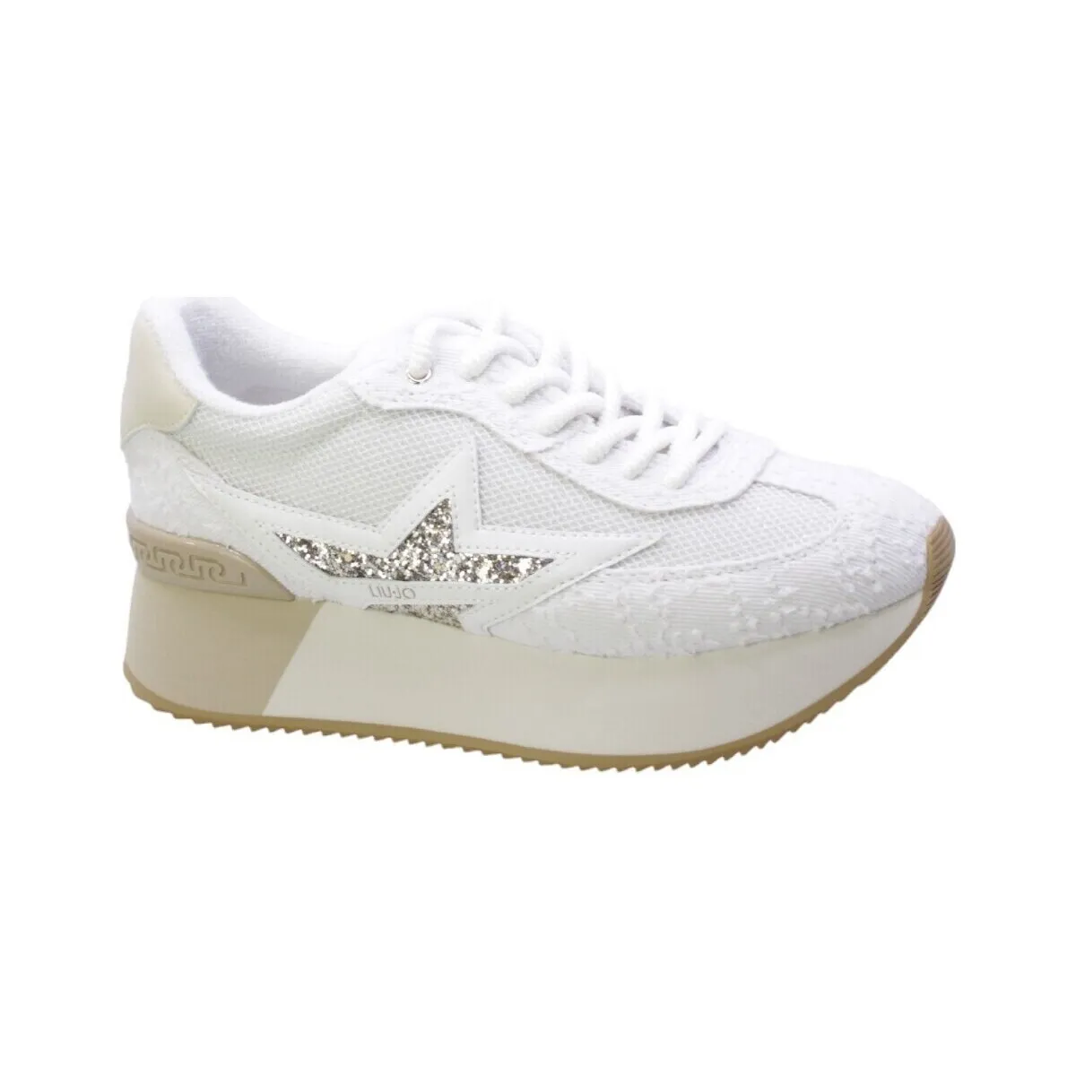 Sneakers Donna Bianco Ba4083tx404 Ruined Denim