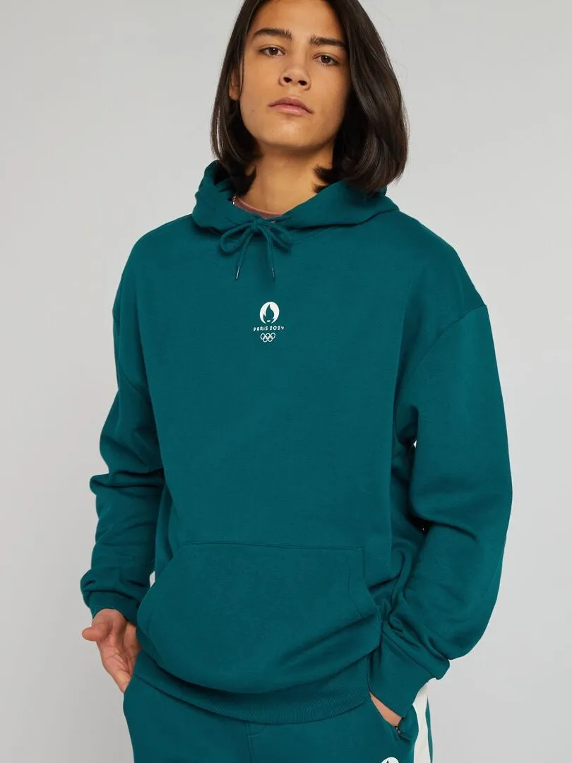 Sudadera de chándal con capucha  - París 2024 - VERDE