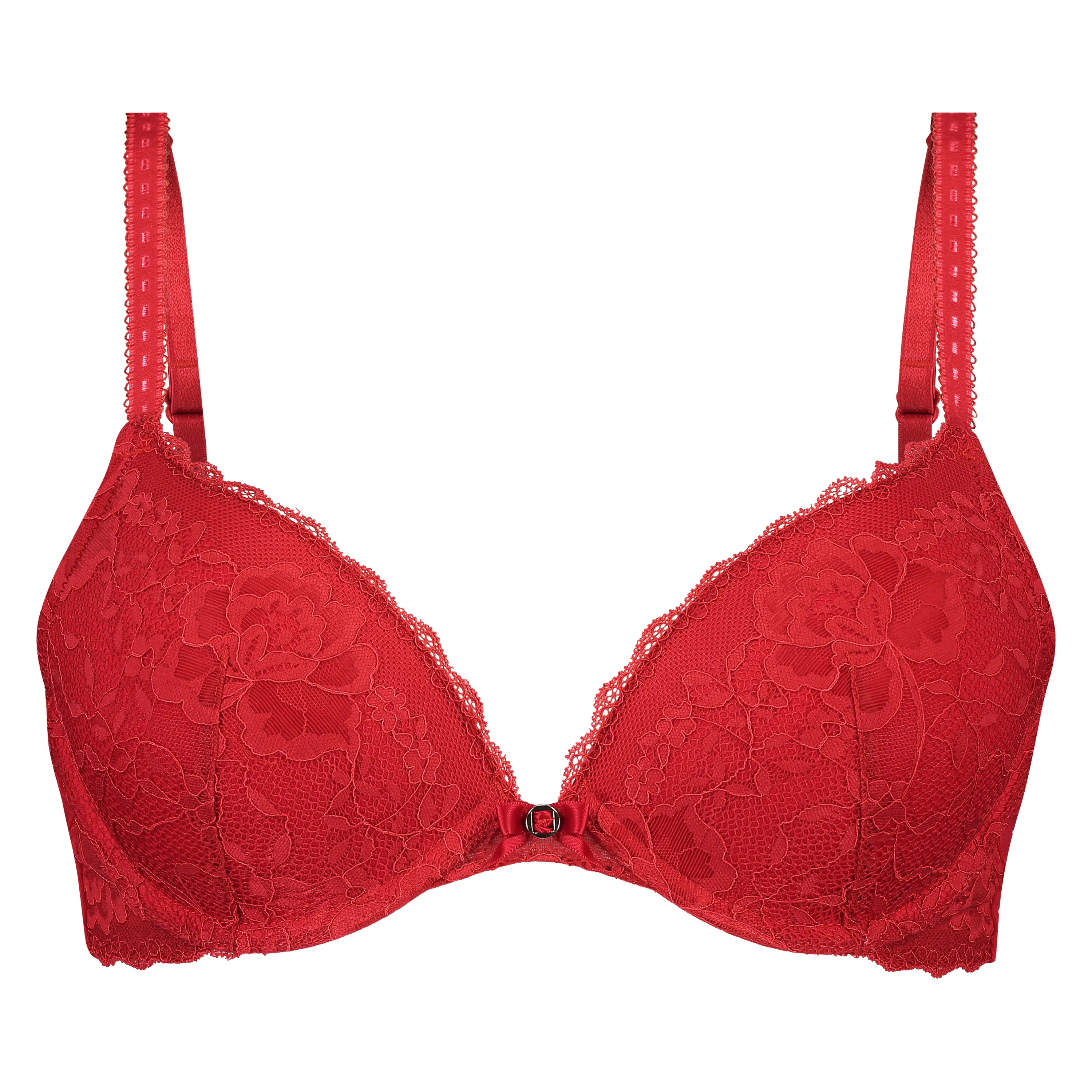 Sujetador push-up de aros preformado Maya - Rojo