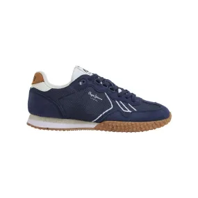 Tenis Pepe Jeans Hombre Holland Serie 1 Eco Azul Oscuro - Blanco