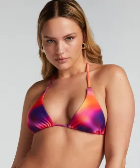 Triangular Top de bikini Sunset - Morado