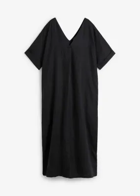 Vestido tipo kaftán Negro